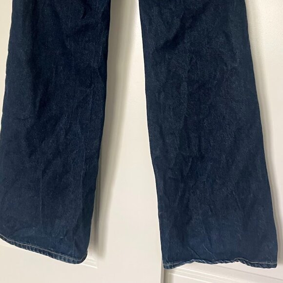 Old Navy High Rise Baggy Wide Leg Elastic Waist Jeans Size XL (12) - Picture 8 of 11